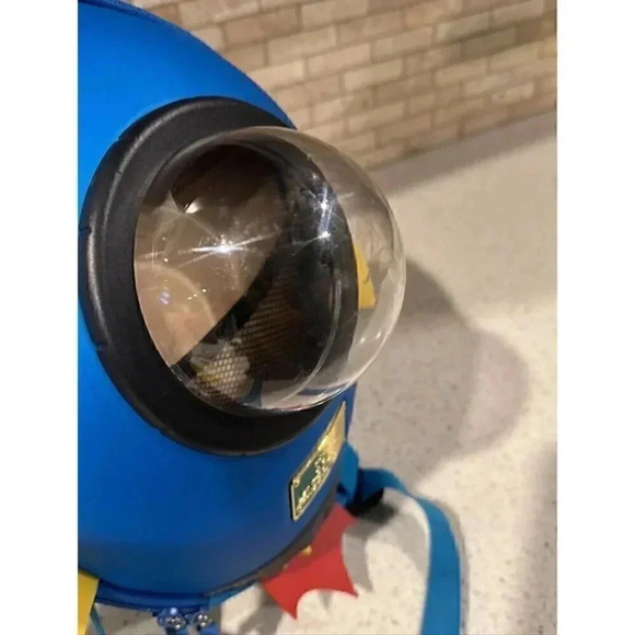 3d rocket ship mini kids backpack BG - Picture 4 of 4